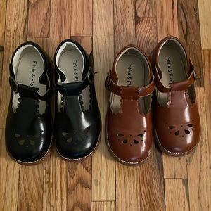 Felix and Flora toddler Mary Janes.